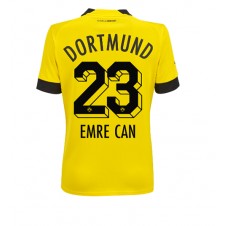 Borussia Dortmund Emre Can #23 Hjemmedrakt Kvinner 2022-23 Kortermet
